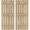 Ekena Millwork Americraft 6-Board, 3 Batten Exterior Real Wood Spaced Board-n-Batten Shutters, ARW401SB623X77UNH, PR ARW401SB623X77UNH - alternate 1